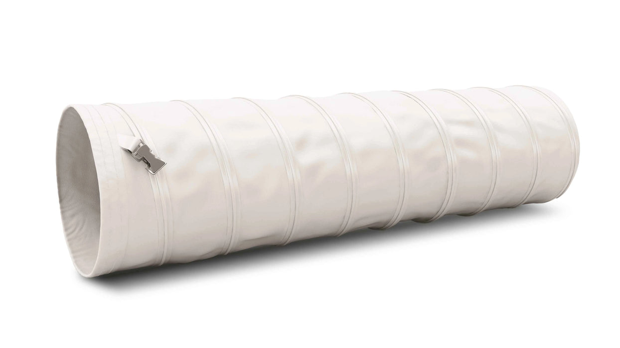 White x White AC Supply Duct Hose