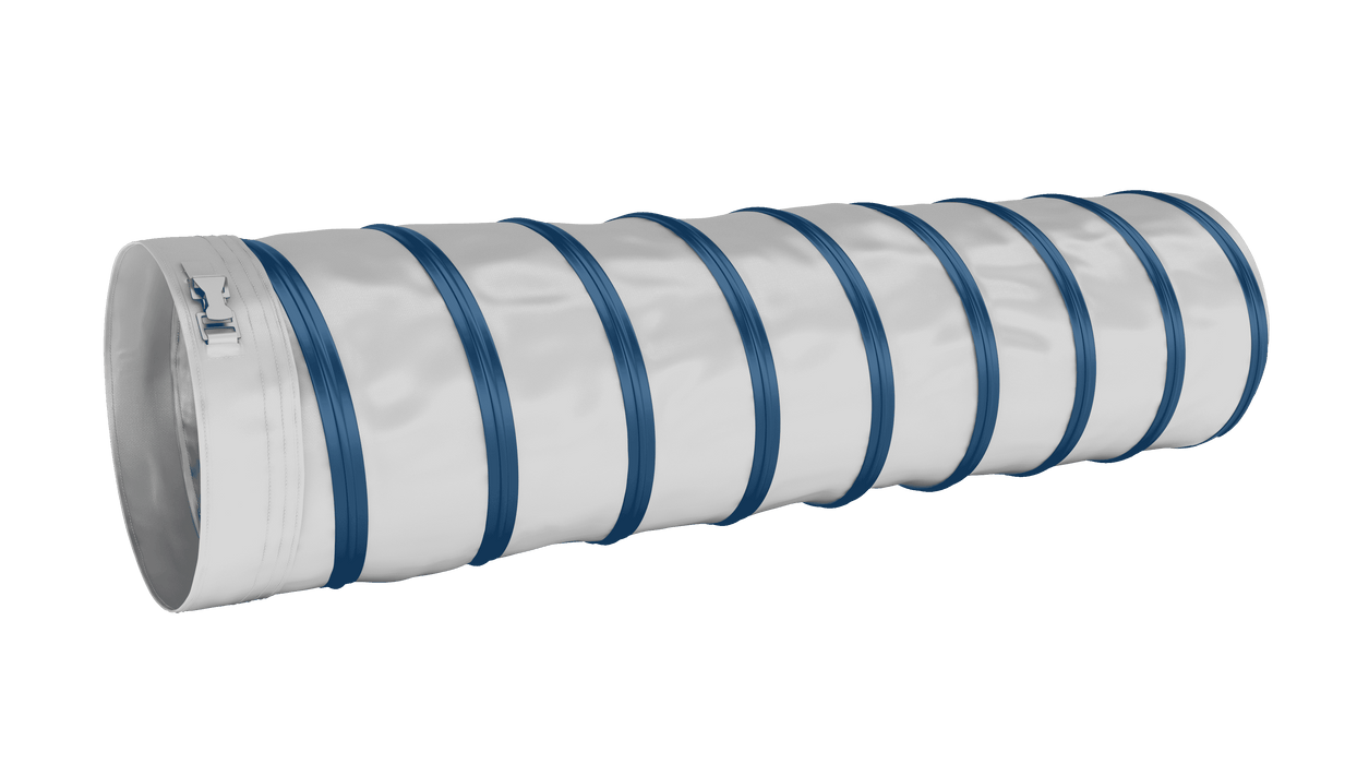 Manguera de conducto de retorno de CA blanca x azul