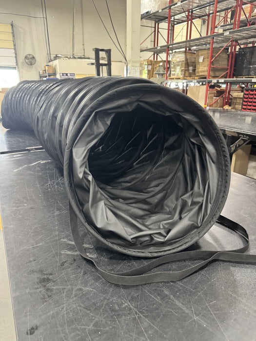 Black x Black Insulated Heat Duct Hose (Belt Ends)
