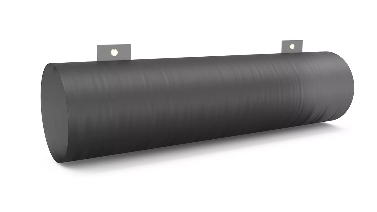 Black Layflat Air Duct Hose (Soft Cuff Ends)