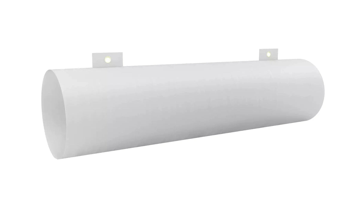 White Layflat Air Duct Hose (Soft Cuff Ends)